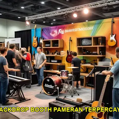 Cara Memilih Backdrop Booth Pameran yang Menarik